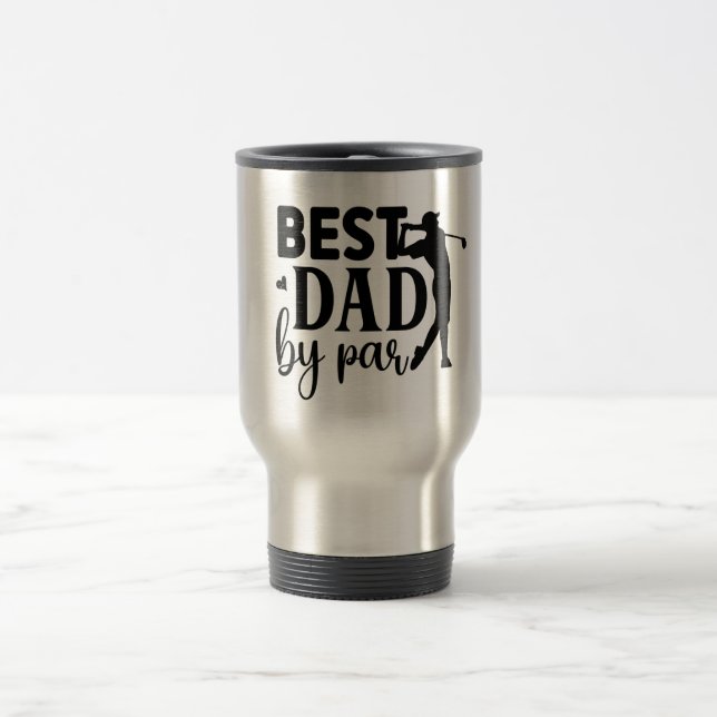 Caneca Térmica Melhor Pai de Par - Homenagem Inspirada no Golfe (Centro)