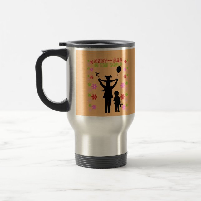 Caneca Térmica Melhor Pai do mundo  (Esquerda)