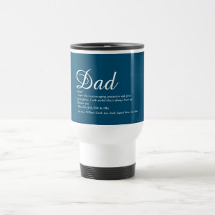 Caneca Térmica Melhor Pai, Pai, Definição Pai - Script Azul