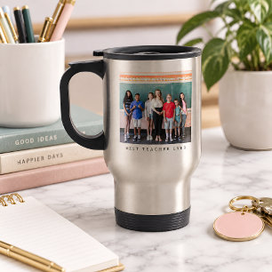 Caneca Térmica Melhor Professor de Todos os Tempos Foto Apreciaçã