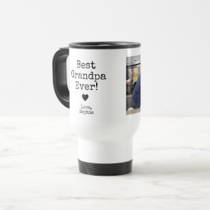 Caneca Térmica Melhor Vovô Nunca com Imagem   Café de Texto Perso