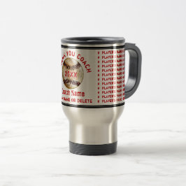 Caneca Térmica Melhores Presentes para Treinadores de Beisebol Se