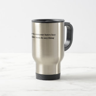 Caneca Térmica Memória Preguiçosa Engraçado Viajar Mug