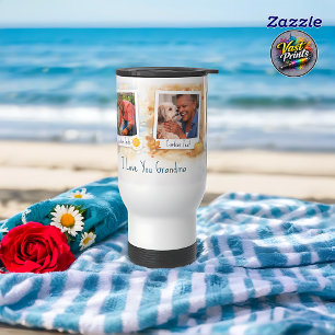 Caneca Térmica Memórias Personalizadas da Vovó Foto Personalizada