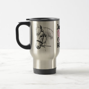 Caneca Térmica Menina Ama Cavalos - Amante de Cavalos Fofa