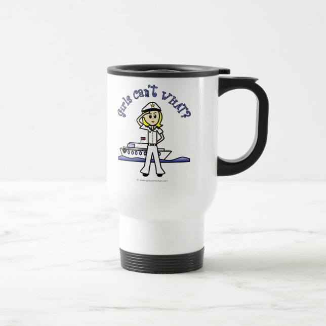 Caneca Térmica Menina do Capitão Claro (Direita)