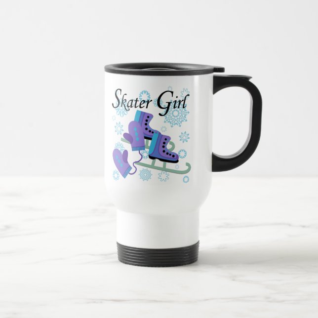 Caneca Térmica Menina do patinador (Direita)