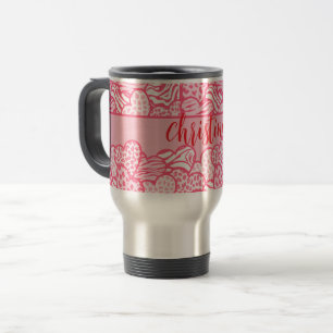 Caneca Térmica Menino Pintado, Cor-de-Impressão, Cor-de-Rosa
