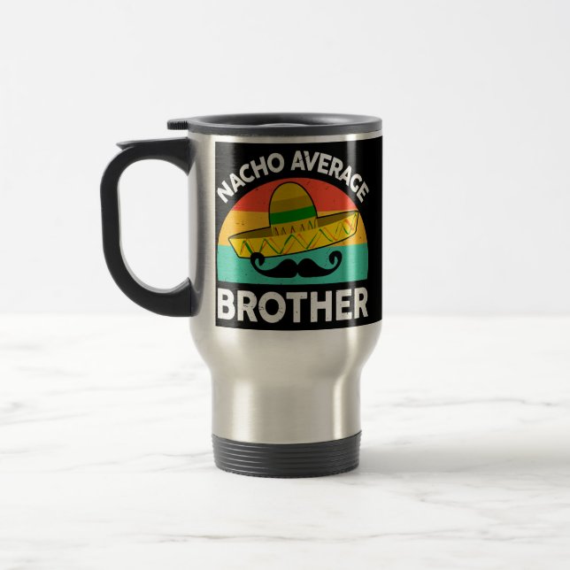 Caneca Térmica Mens Brother Em Lei Dotando Nacho Média Irmão (Esquerda)