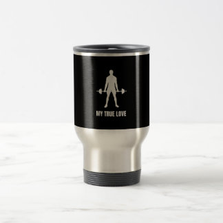 Caneca Térmica Mens Hepatitador Barbell Treinando Outfit