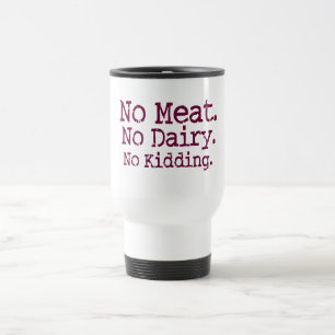 Caneca Térmica Mensagem No Meat Vegan