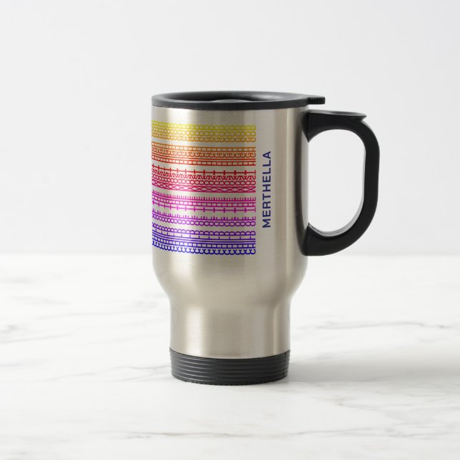 Caneca Térmica Mensagem oculta cristã de DEUS MAIS ALTA (Direita)