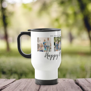 Caneca Térmica Mensagem Personalizada de Fotografia do Happy Dia 