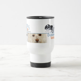Caneca Térmica Merchandise do logotipo PUPs com Shih Tzu