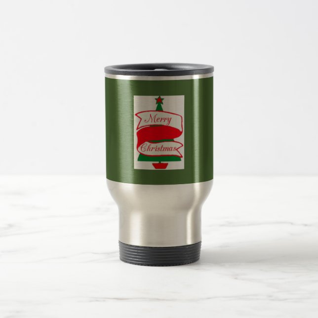 Caneca Térmica Merry Christmas Tree Mug (Centro)