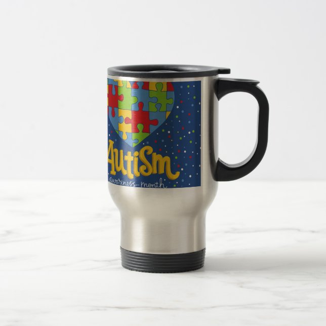 Caneca Térmica mês de conscientização sobre autismo (Direita)