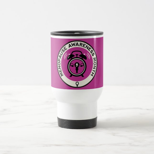 Caneca Térmica Mês Mundial da Menopausa (Centro)