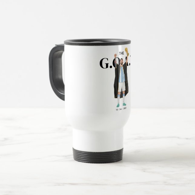 Caneca Térmica Messi World Cup Champion  (Frente Esquerda)