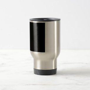 Caneca Térmica Metade Preto E Metade Branco Meio Personalize Isso