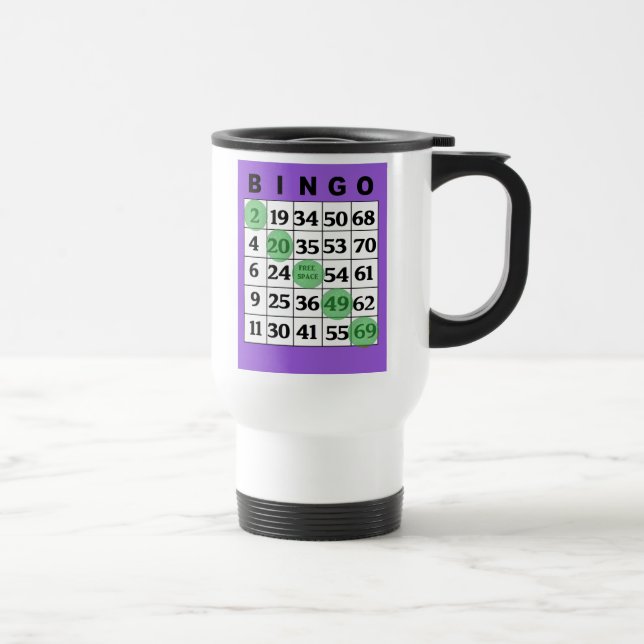 Caneca Térmica Meu café BINGO Sortudo (Direita)