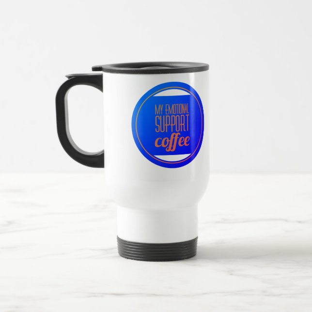 Caneca Térmica Meu café de apoio emocional (Esquerda)