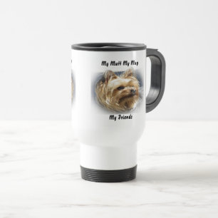 Caneca Térmica Meu Cão, Minha Caneca, Meus Amigos.