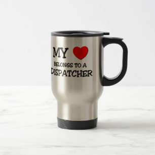 Caneca Térmica Meu coração pertence a um EXPEDIDOR