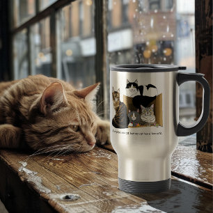 Caneca Térmica Meu gato tem gatos