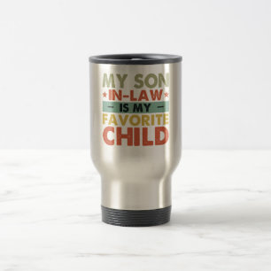 Caneca Térmica Meu Genro É Meu Filho Favorito Família Divertida