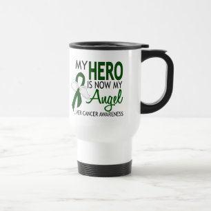 Caneca Térmica Meu herói é meu câncer de figado do anjo