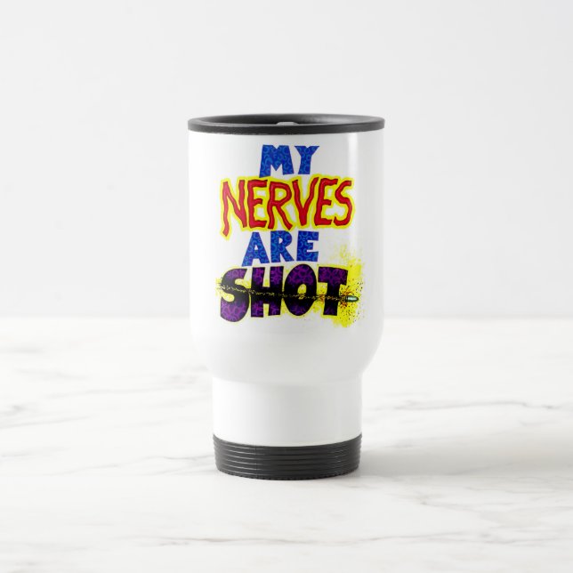 Caneca Térmica Meus NERVOS são TIRO (Centro)