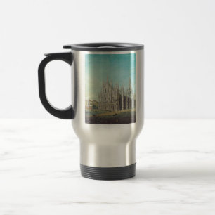 Caneca Térmica Milão Piazza del Duomo década de 1850 por Carlo Bo
