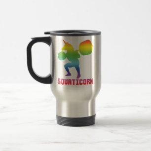 Caneca Térmica Milha-Quadrada - Dia da Perna - Unicórnio-Quadrado