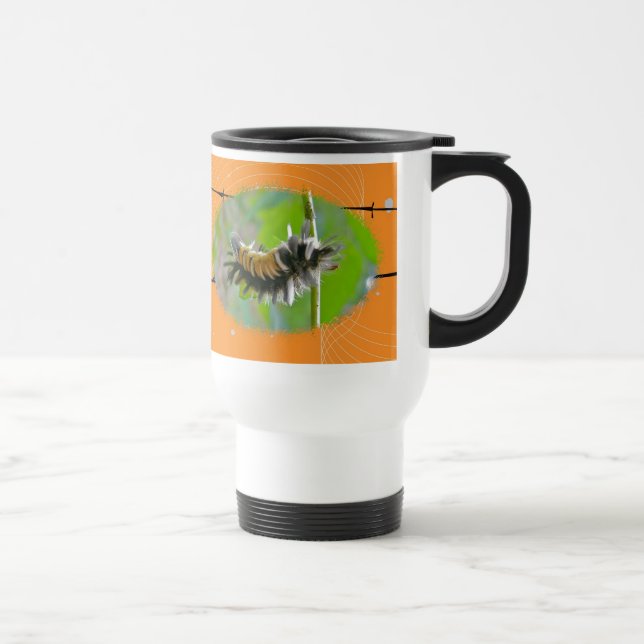 Caneca Térmica Milkweed Tussock Moth Caterillar Items (Direita)