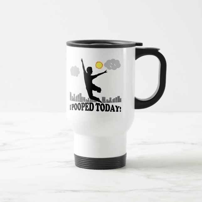 Caneca Térmica Mim Pooped hoje (Direita)