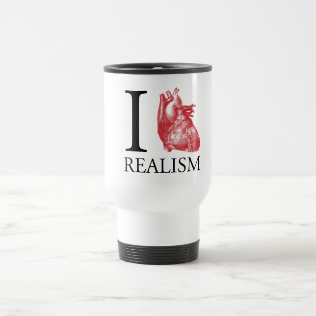 Caneca Térmica Mim realismo do coração (Centro)