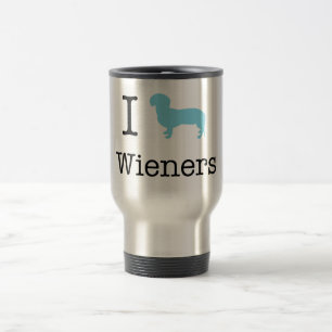Caneca Térmica Mim Wieners do coração