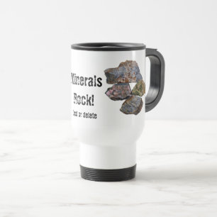 Caneca Térmica Minerais Rock Collectors Engraçado