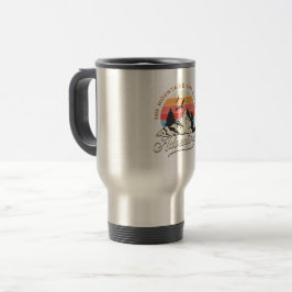 Caneca Térmica Minha aventura - Viagem/Viagem ao trabalho