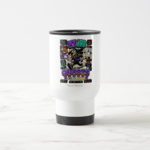 Caneca Térmica Minha Camisa de Trabalho Personalizada Divertida