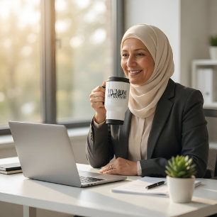 Caneca Térmica MINHA MÃE MINHA JANNAH Presente Personalizado para