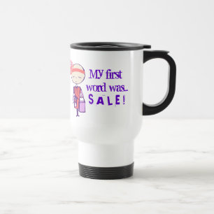Caneca Térmica Minha primeira palavra era VENDA