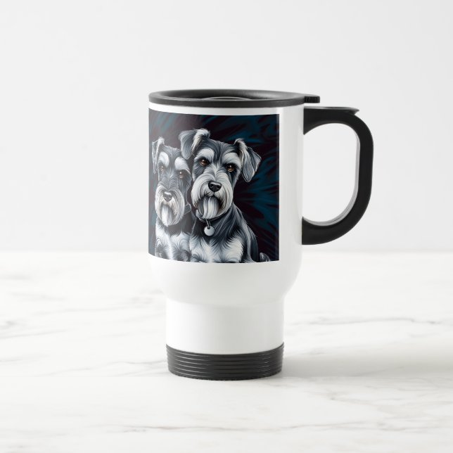 Caneca Térmica Miniatura Schnauzer Pals (Direita)