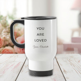 Caneca Térmica Minimalist You Are Loved Travel Mug