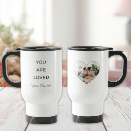 Caneca Térmica Minimalist You Are Loved Valentine Travel Mug