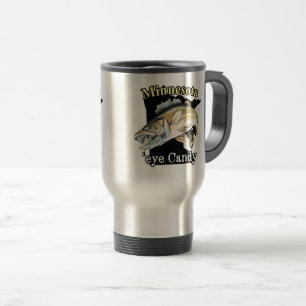 Caneca Térmica Minnesota 'Eye Candy Engraçado Walleye'