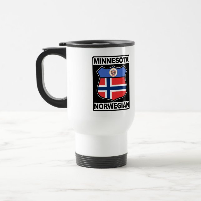 Caneca Térmica Minnesotan Viagem ao trabalho Americana Mug (Esquerda)