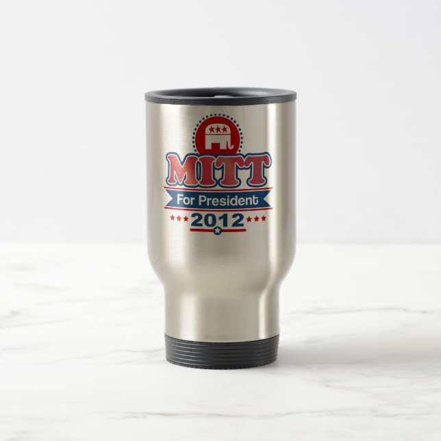 Caneca Térmica Mitt Romney 2012 (Centro)