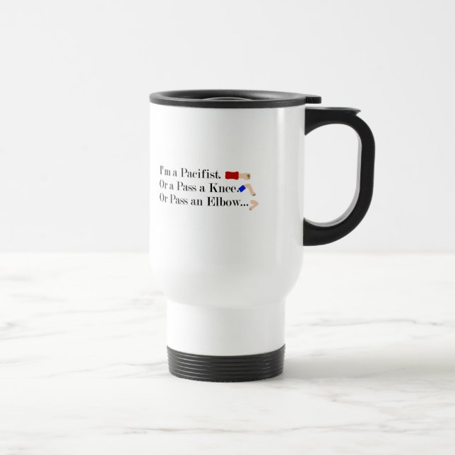 Caneca Térmica MMA Pacifist Humor Design (Direita)