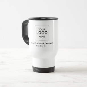 Caneca Térmica Modelo de logotipo de negócios personalizado